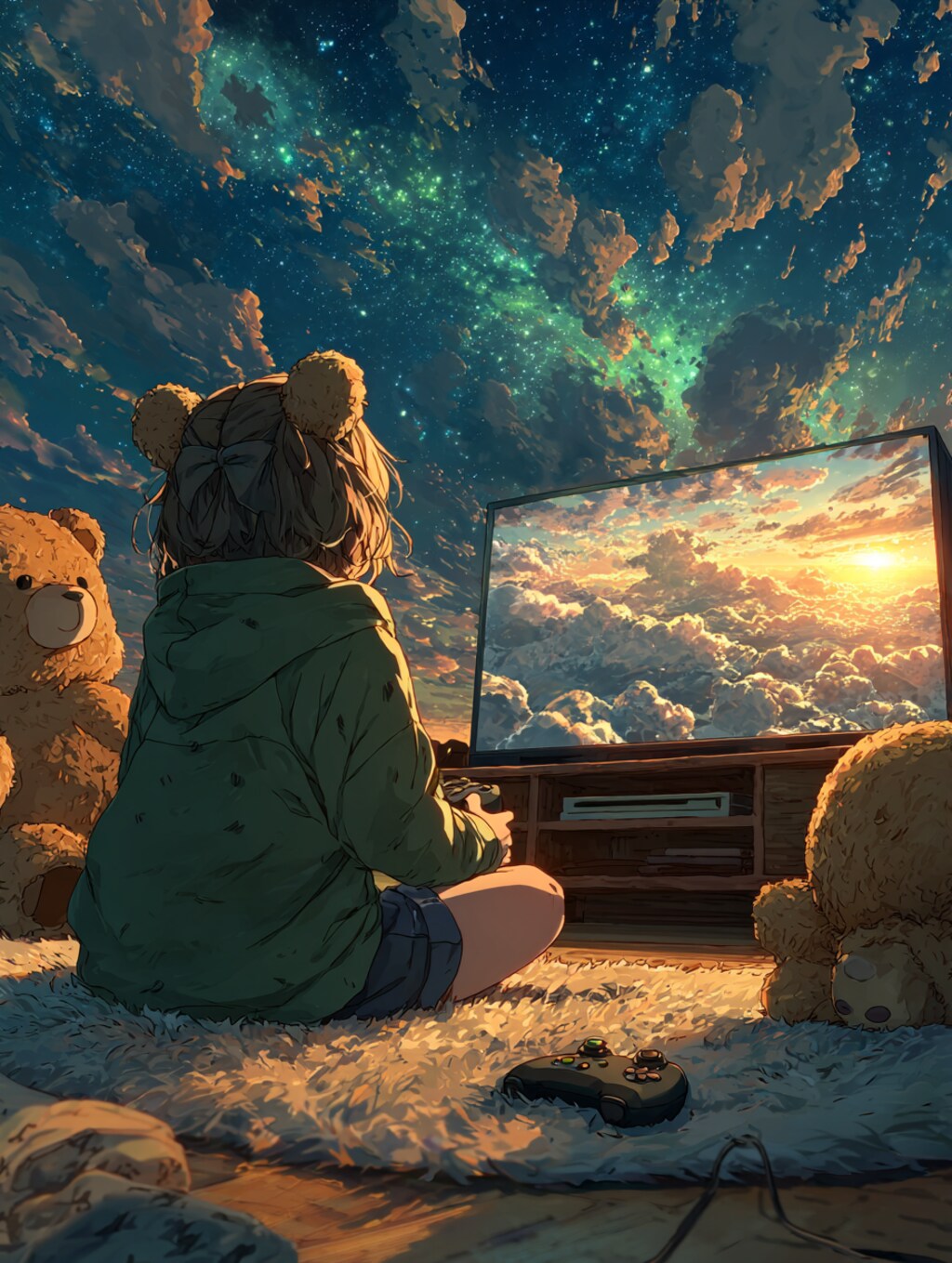 お外でゲーム🎮②🐾