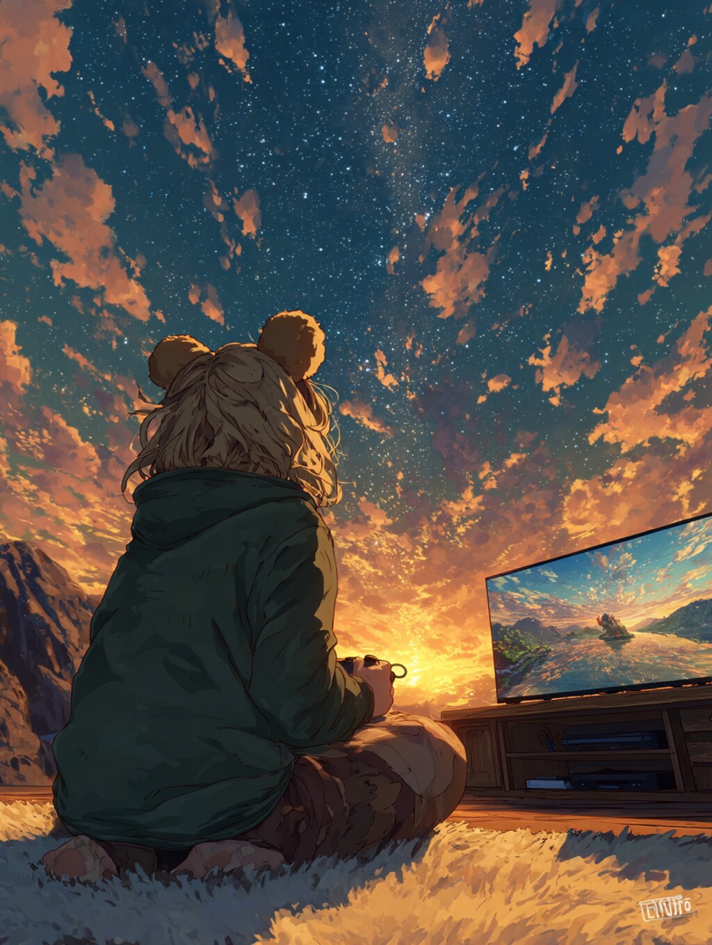 お外でゲーム🎮②🐾