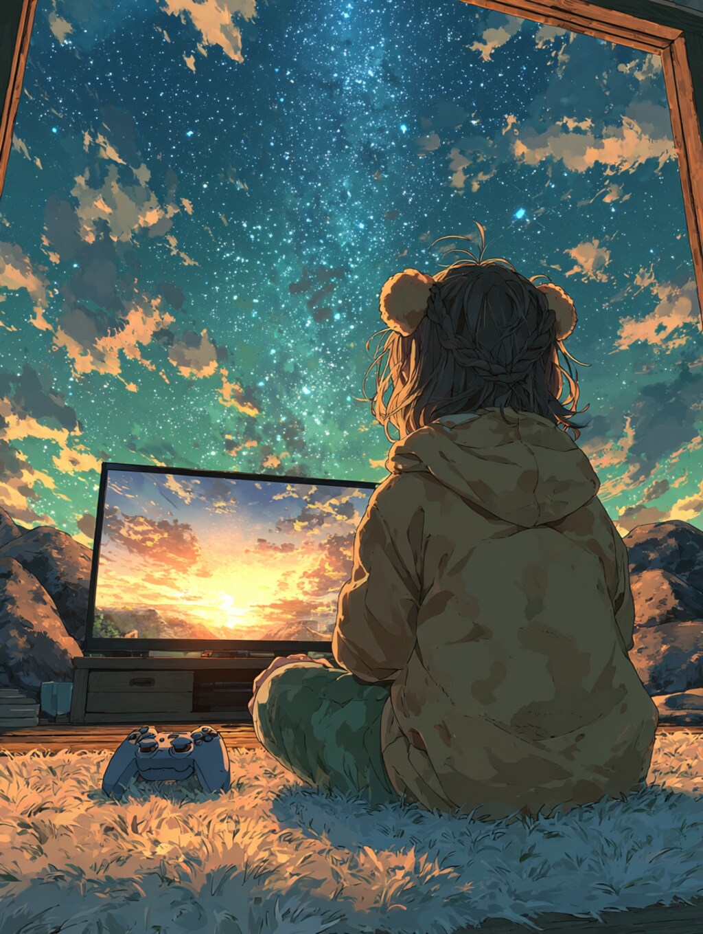 お外でゲーム🎮②🐾