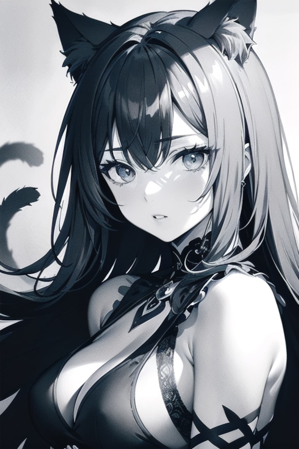 モノクロなうちの子🤍🖤