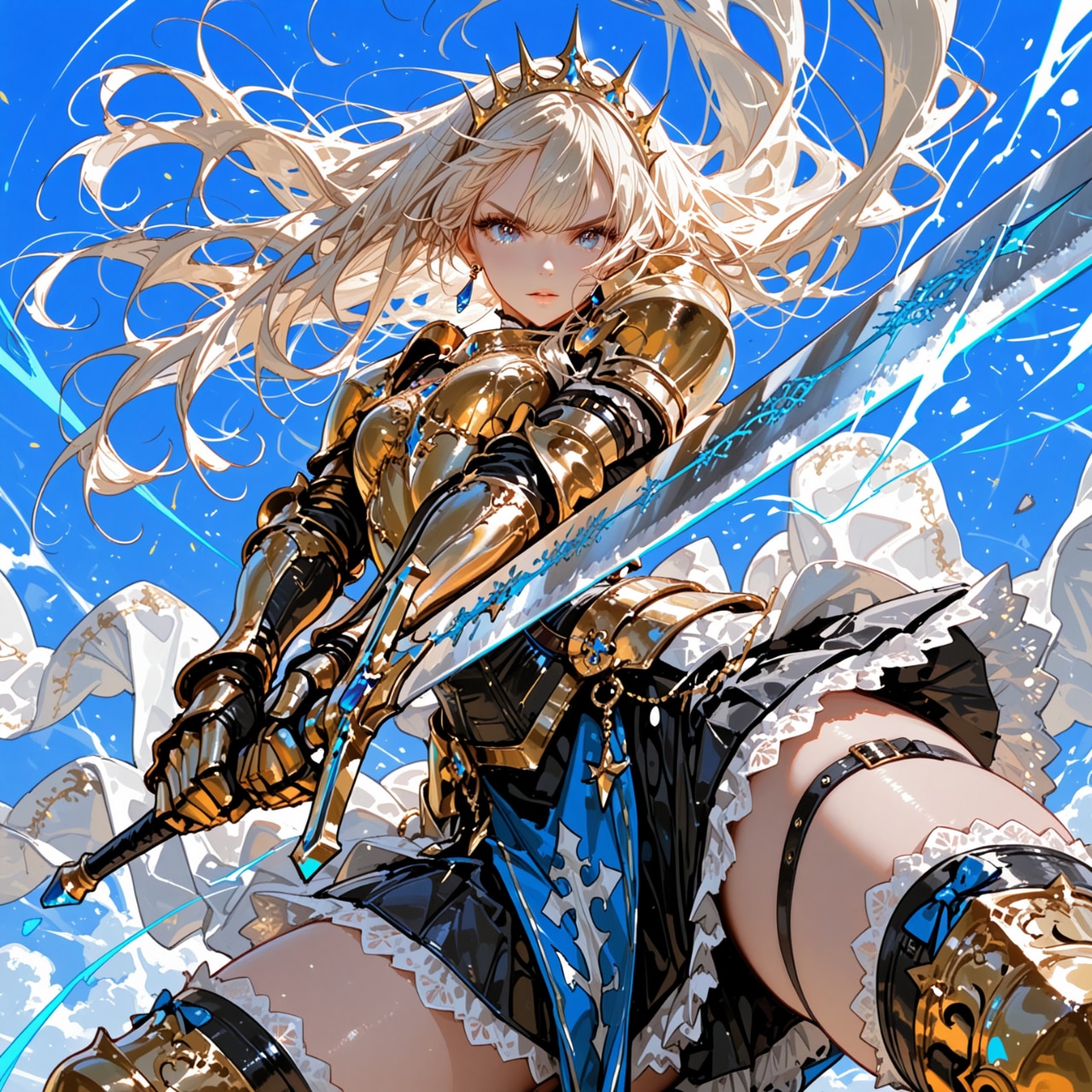 金鎧の女騎士