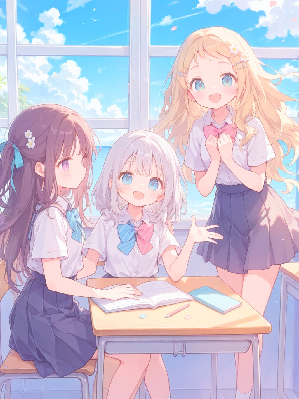 帰宅部員の教室勉強会