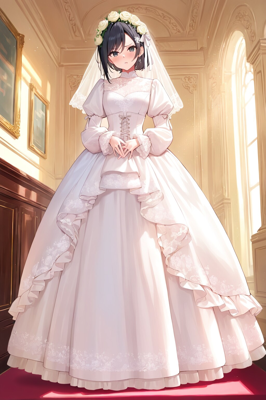 Aine-chan wedding dress