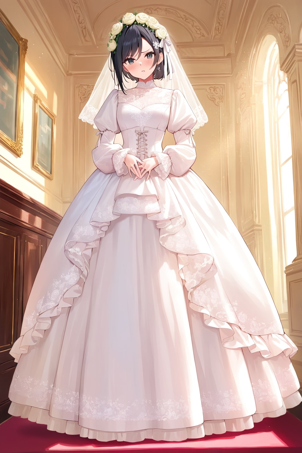Aine-chan wedding dress