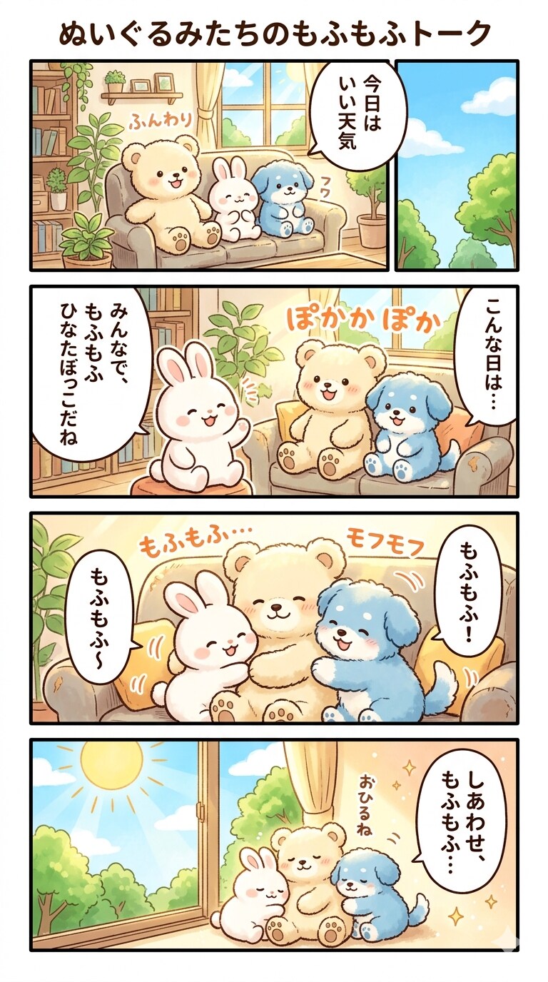 ぬいぐるみたちのもふもふトーク