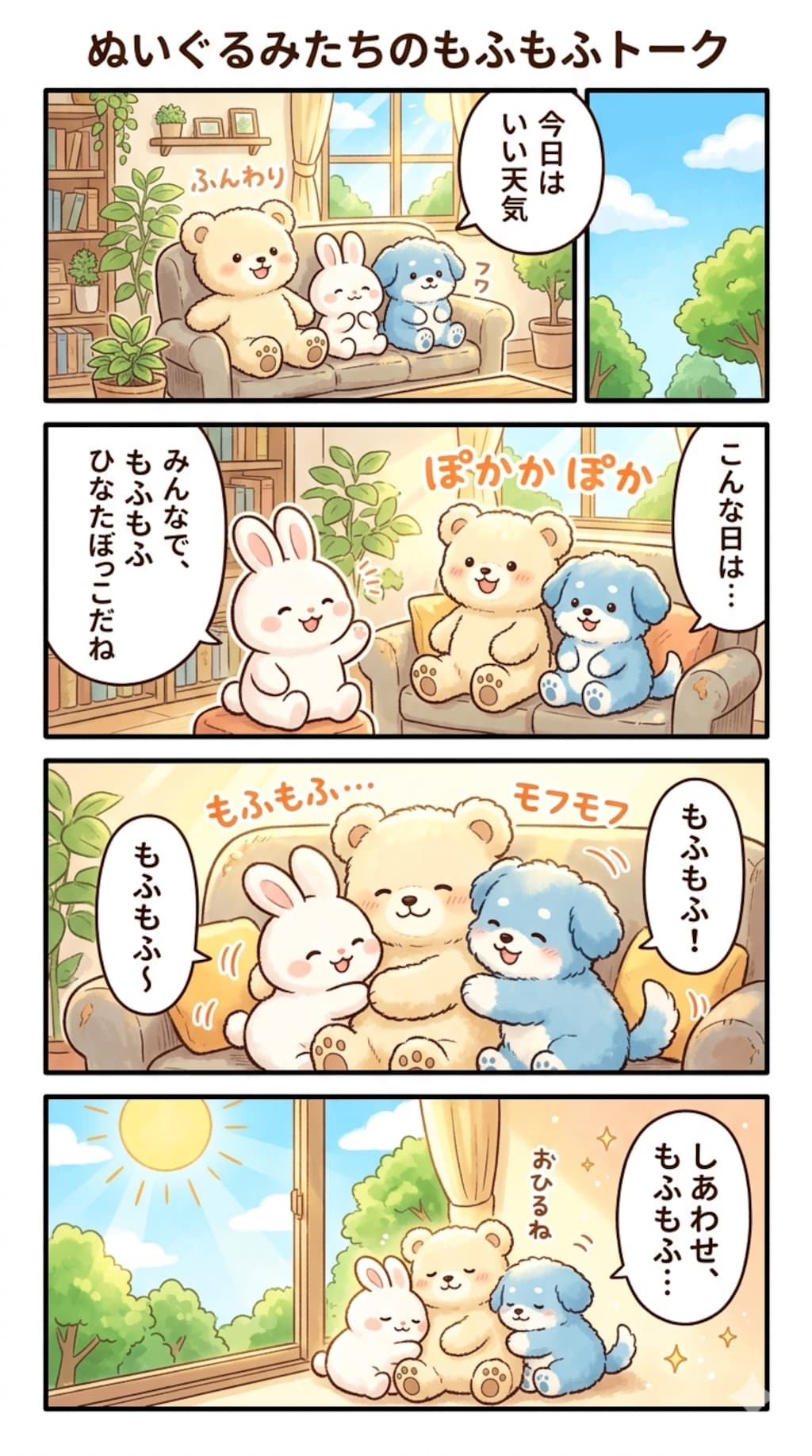 ぬいぐるみたちのもふもふトーク