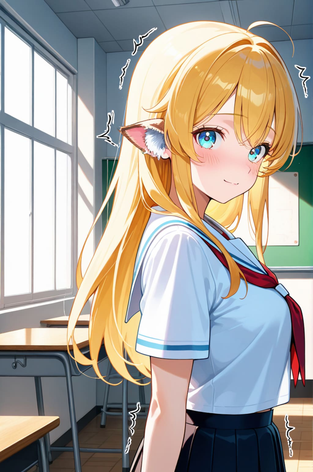 けも耳★教室にて