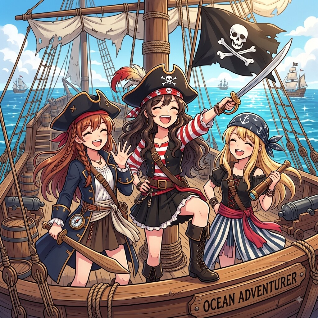 出航 | の人気AIイラスト・グラビア