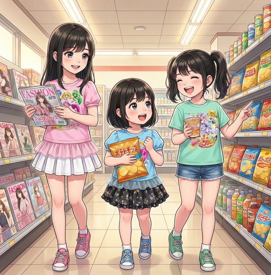 プリTでコンビニ