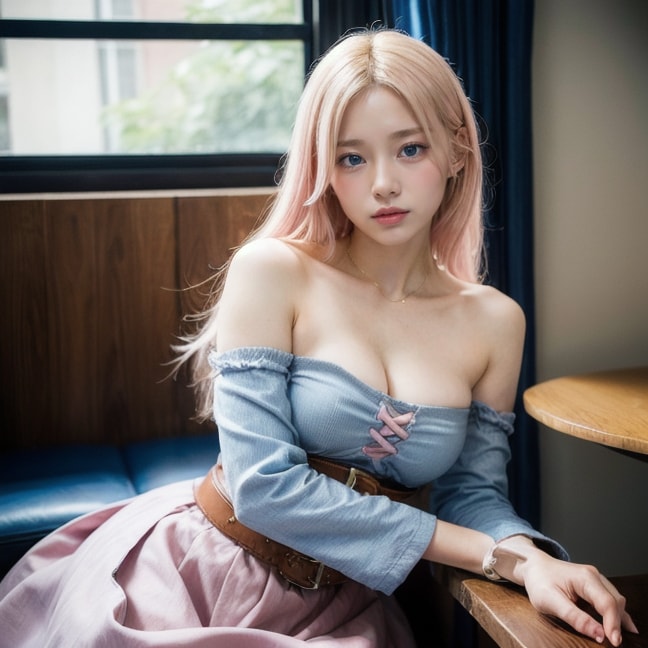 カフェの看板娘