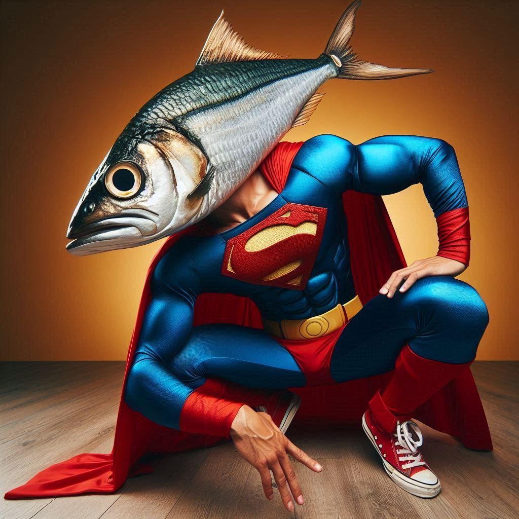 スーパーマンになりたかったイワシ（仮）
