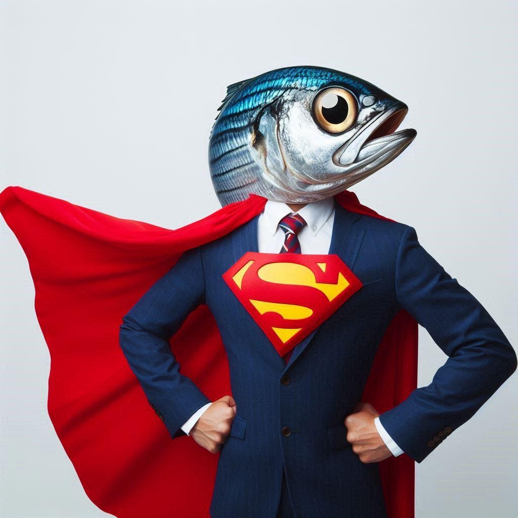 スーパーマンになりたかったイワシ（仮）