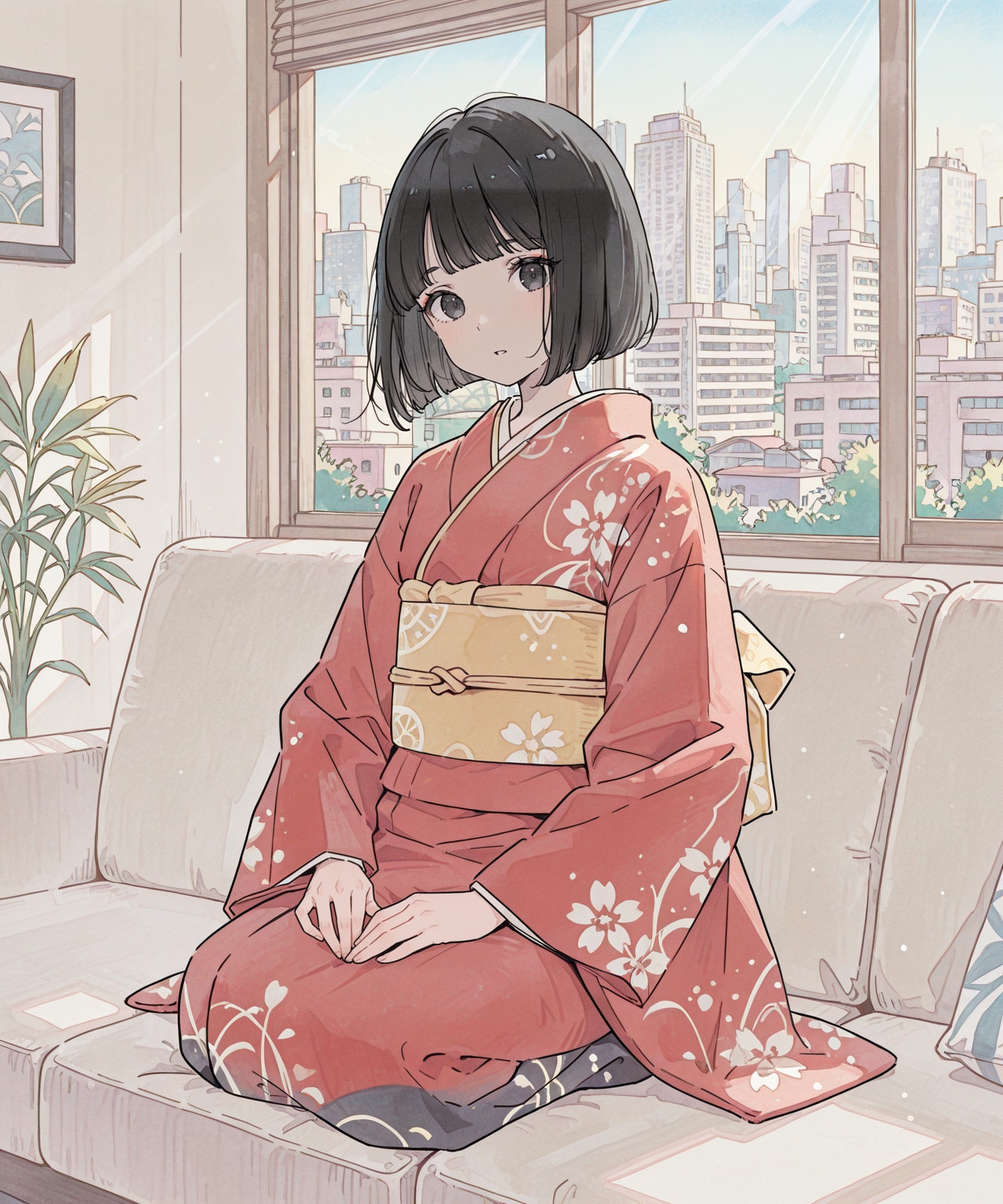 座敷童さん・少し落ち着きません | の人気AIイラスト・グラビア