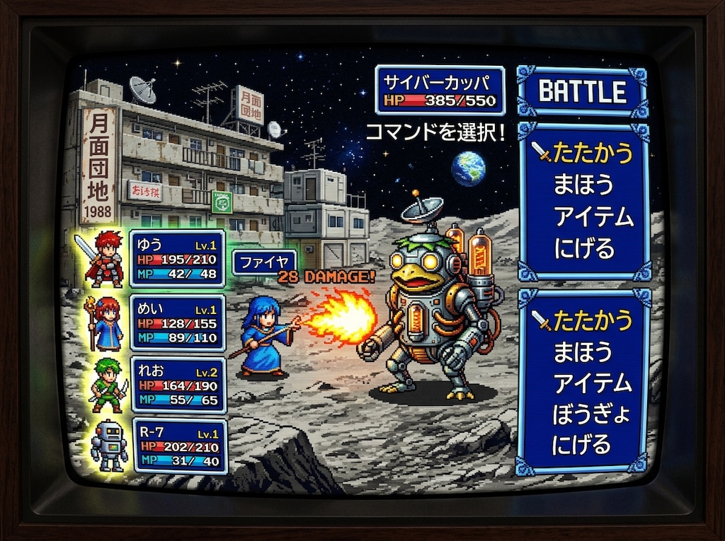 月面団地とネオ河童大戦