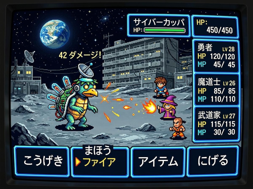 月面団地とネオ河童大戦