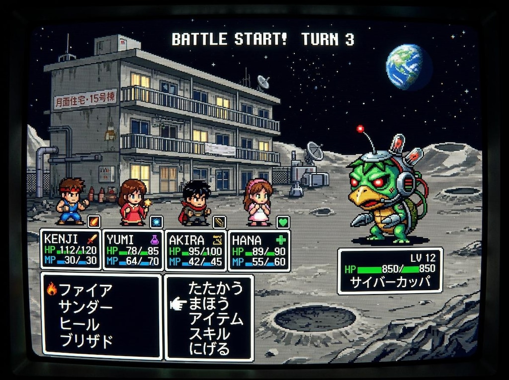 月面団地とネオ河童大戦