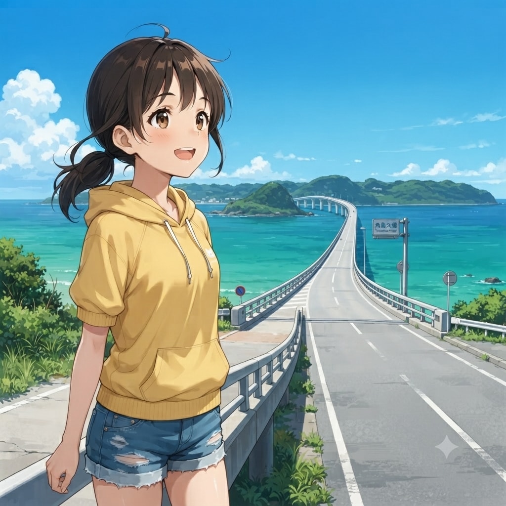 山口県：角島大橋（×）