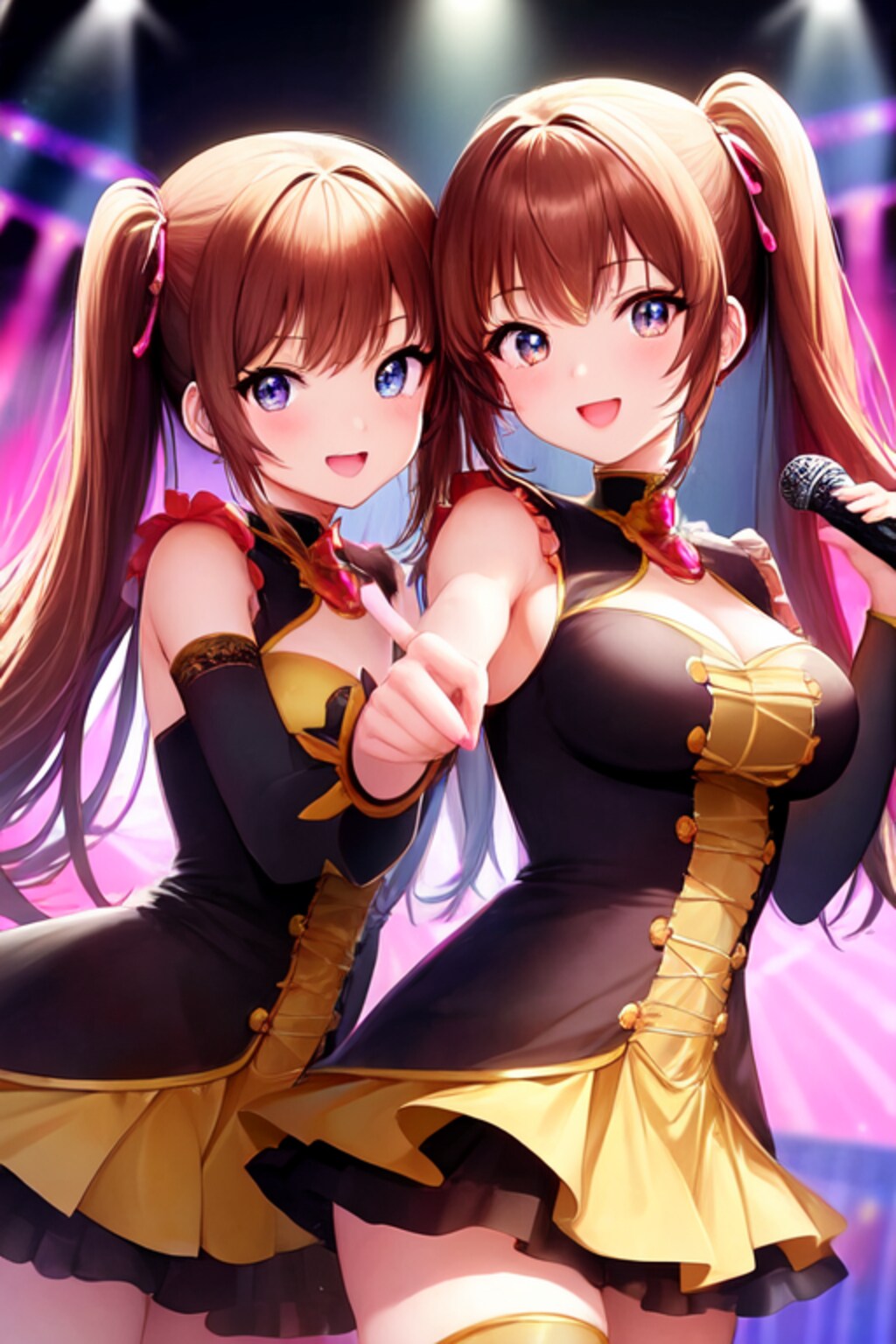 双子のアイドル