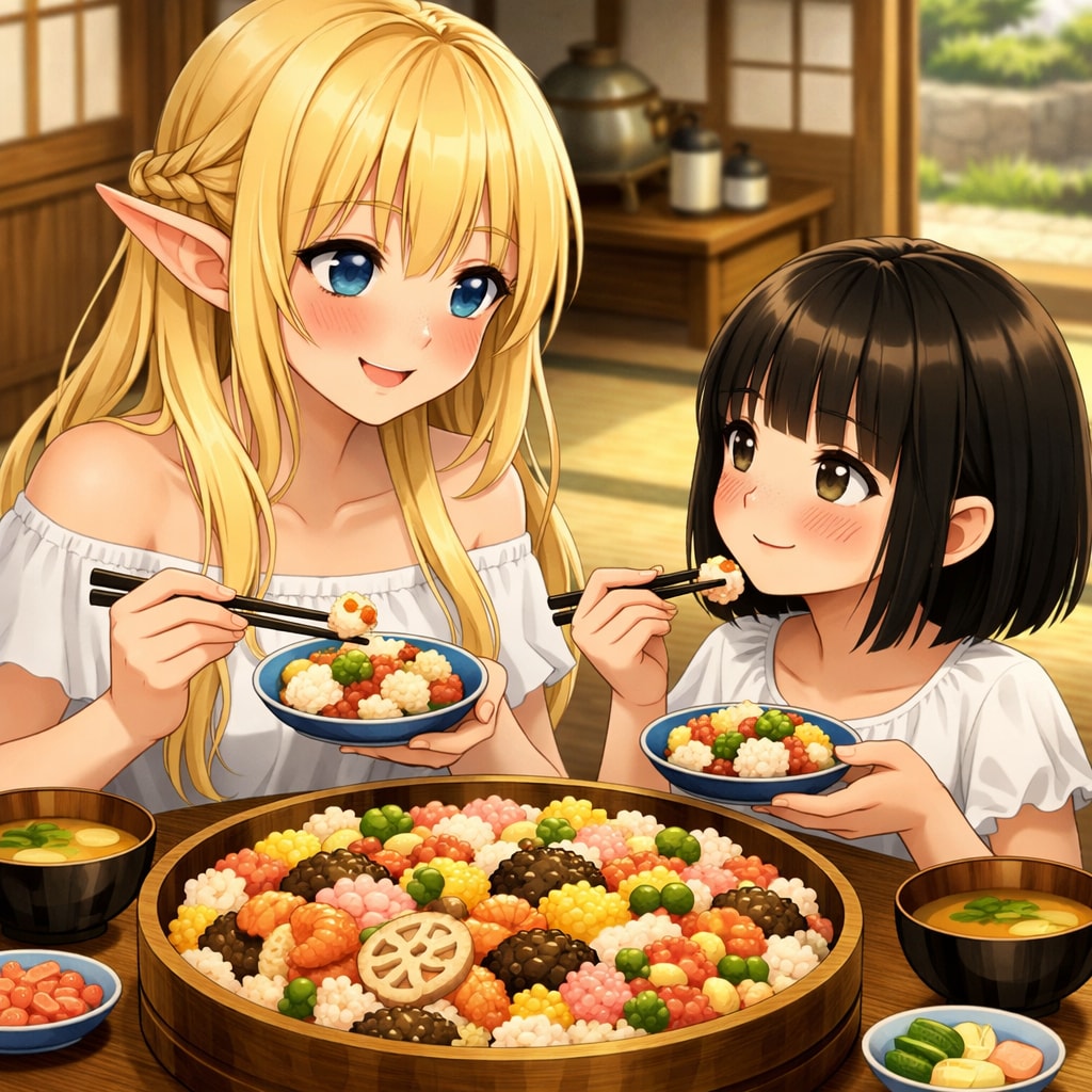 美味しいね。（ちらし寿司の日）