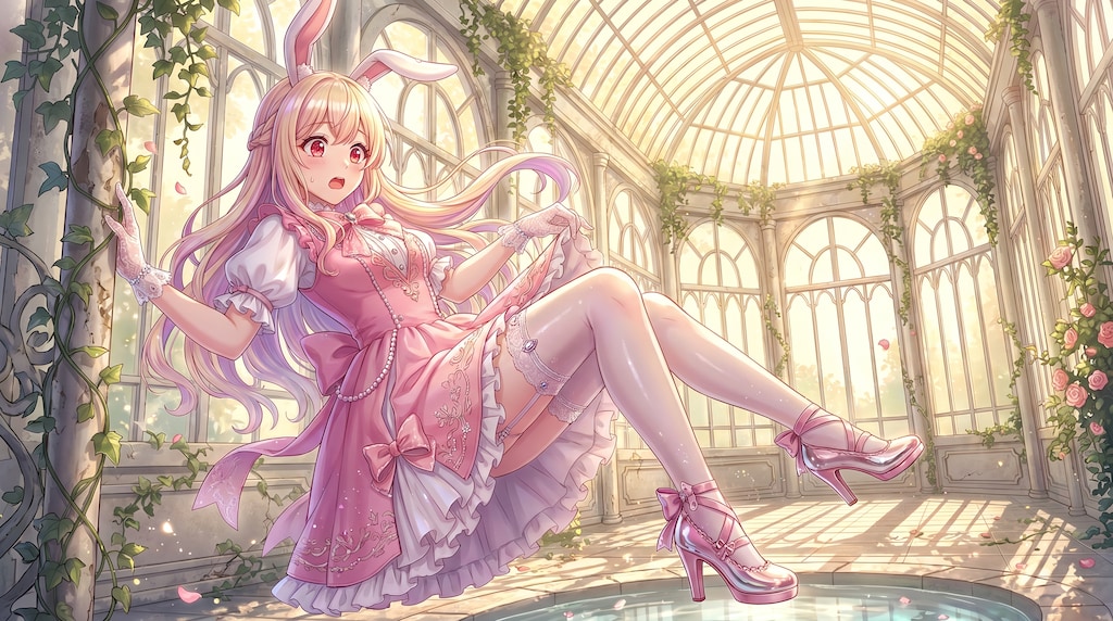 陽玻璃庭の兎姫