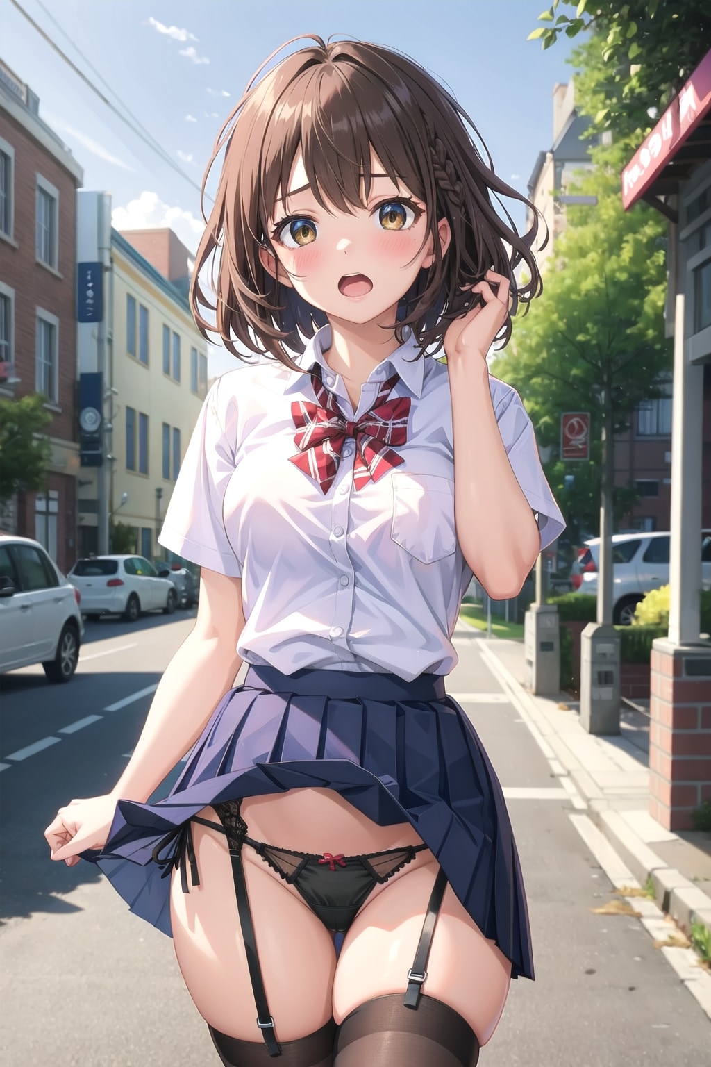 今日はそのつもりだったのがバレちゃう子