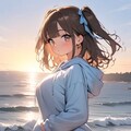 サンセットビーチの唯ちゃん♡ 2枚目