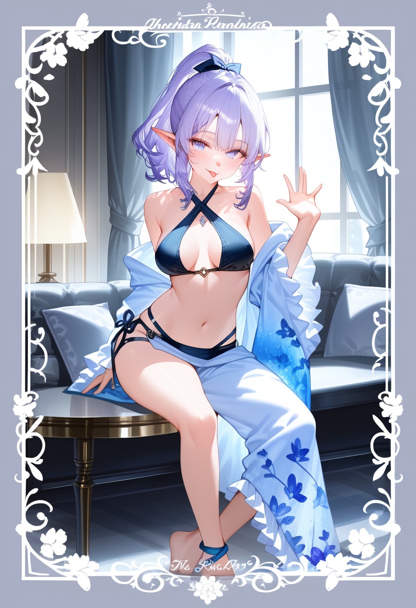 Days AI「グラビア風の水着美少女」