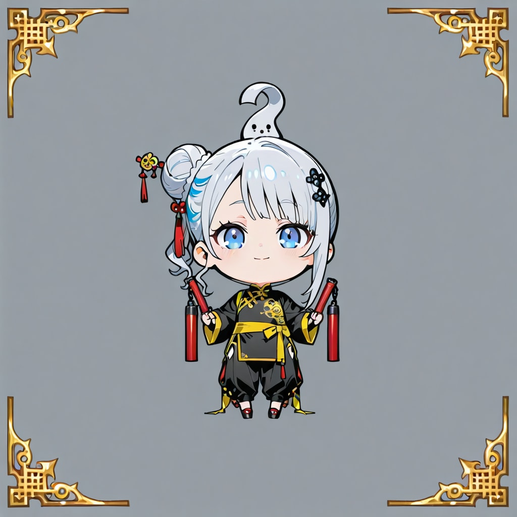 ヌンチャクチャレンジ | の人気AIイラスト・グラビア