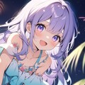 花火始まったよ♪ 2枚目