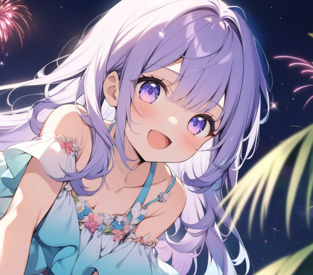 花火始まったよ♪