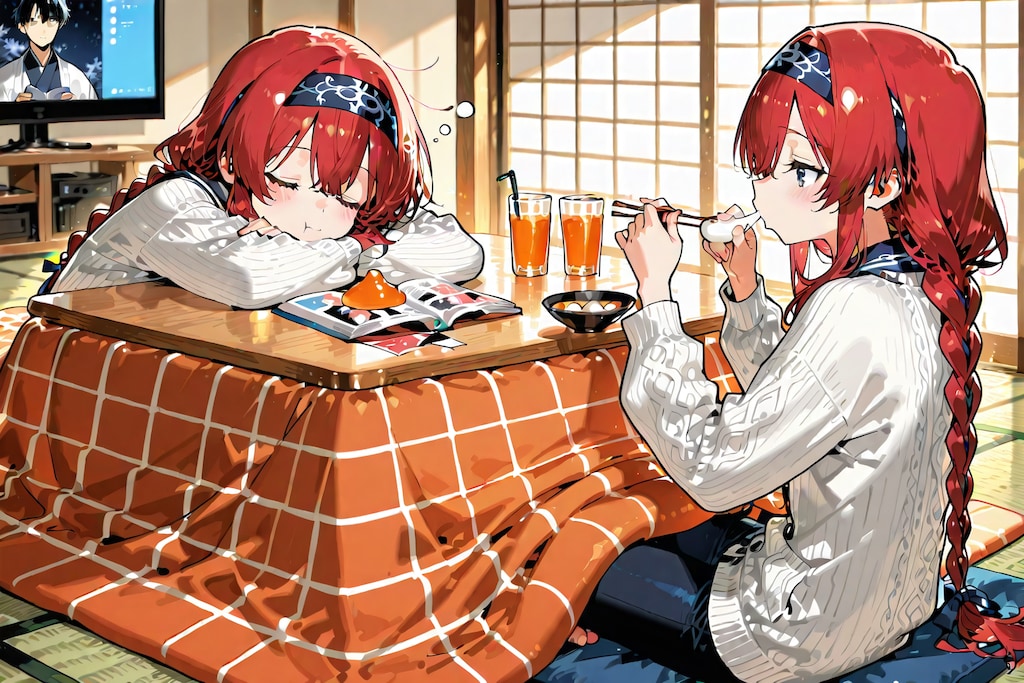 正月ボケした小織くん