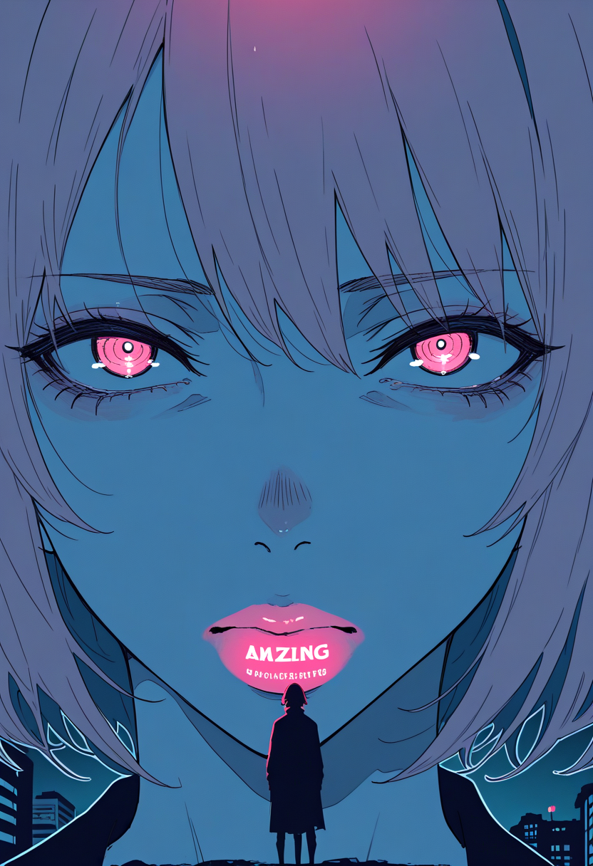 Confronting one's own shadow. | の人気AIイラスト・グラビア