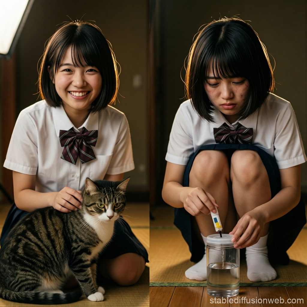 憧れの先輩宅にて