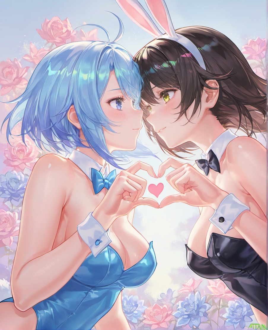 二人のハート
