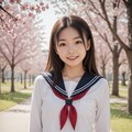桜の下で2 2枚目