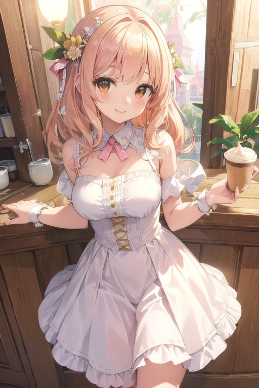 pretty eye,アイリス,white dress
