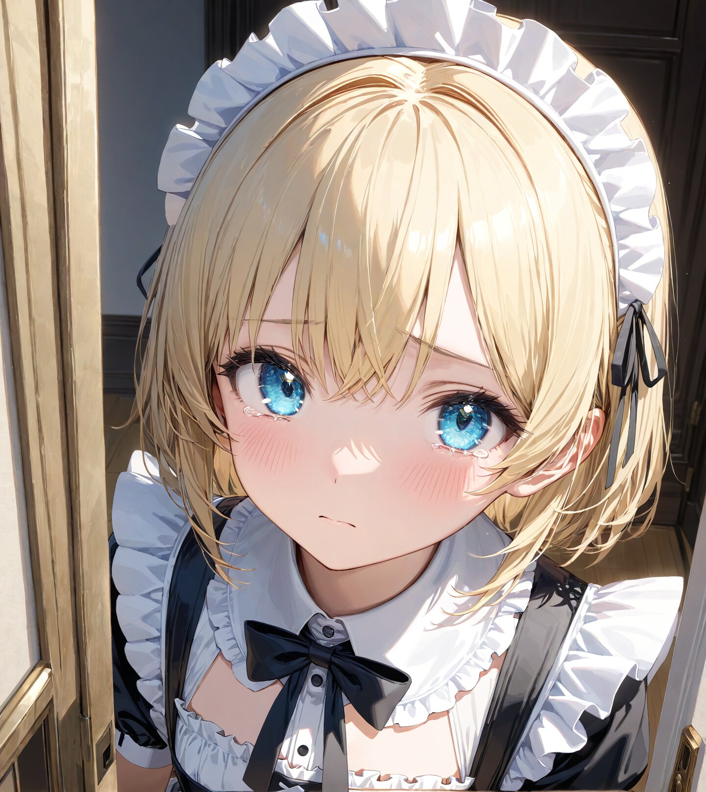 い、行って…らっしゃいませ…… | の人気AIイラスト・グラビア