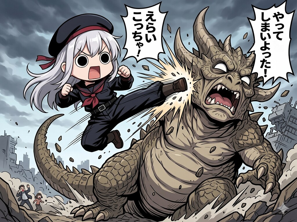 ある日突然暴れ出したえらいこっちゃウルスをやってしまいよったえらいこっちゃ嬢