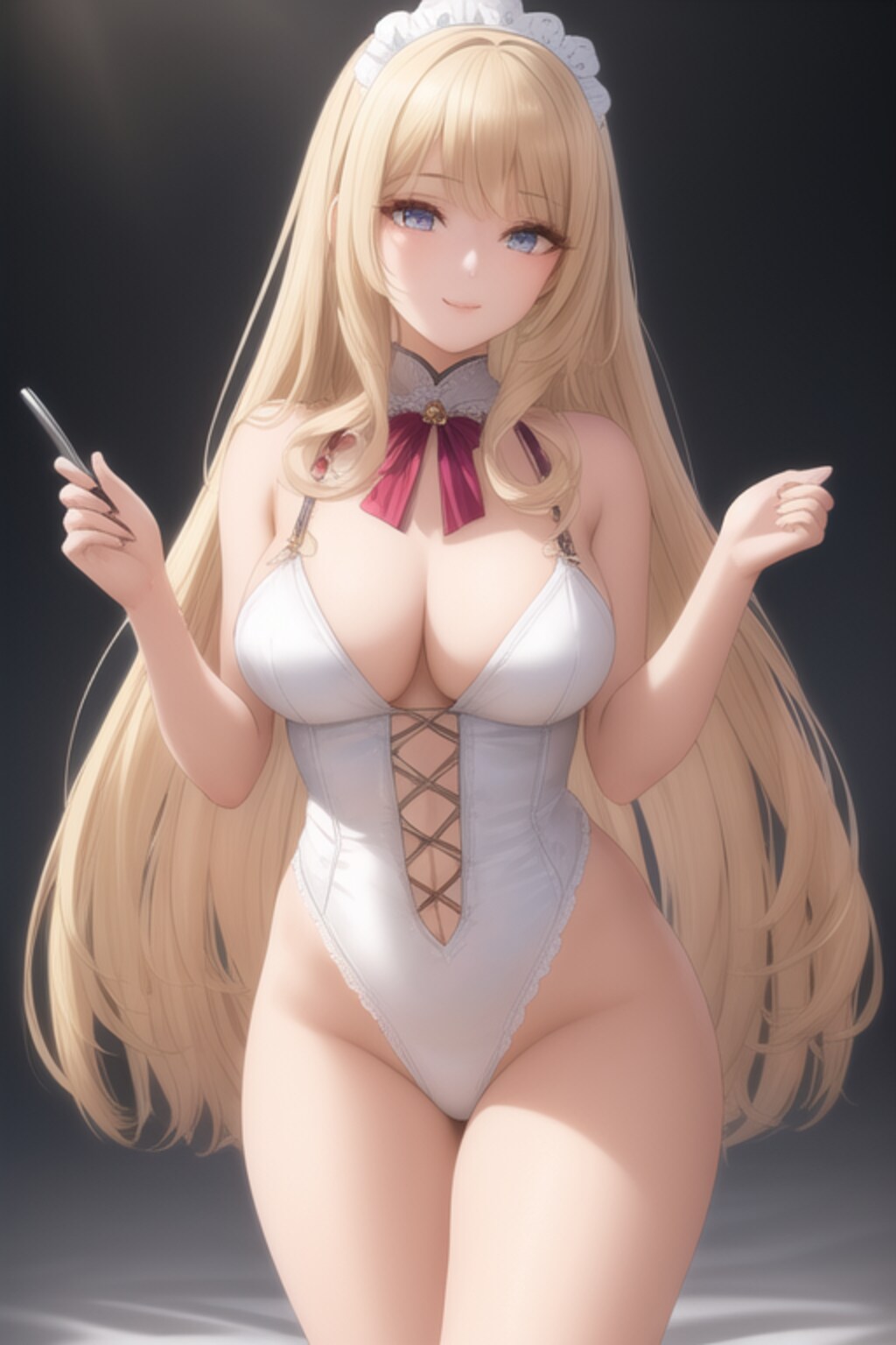 給仕する金色の髪の少女