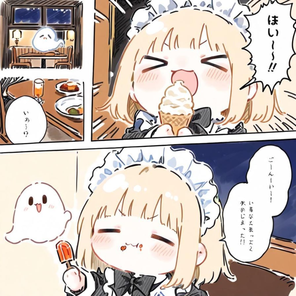 おーーーーつ本日✨( >ω<)🍨👻✨