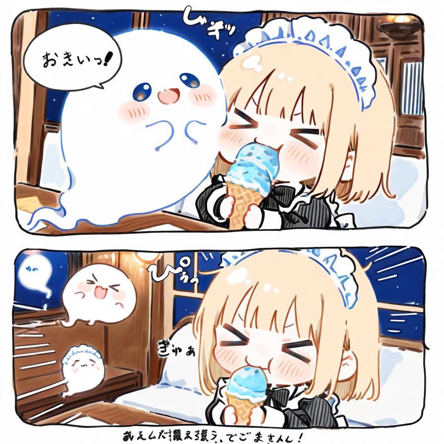 おーーーーつ本日✨( >ω<)🍨👻✨ | の人気AIイラスト・グラビア