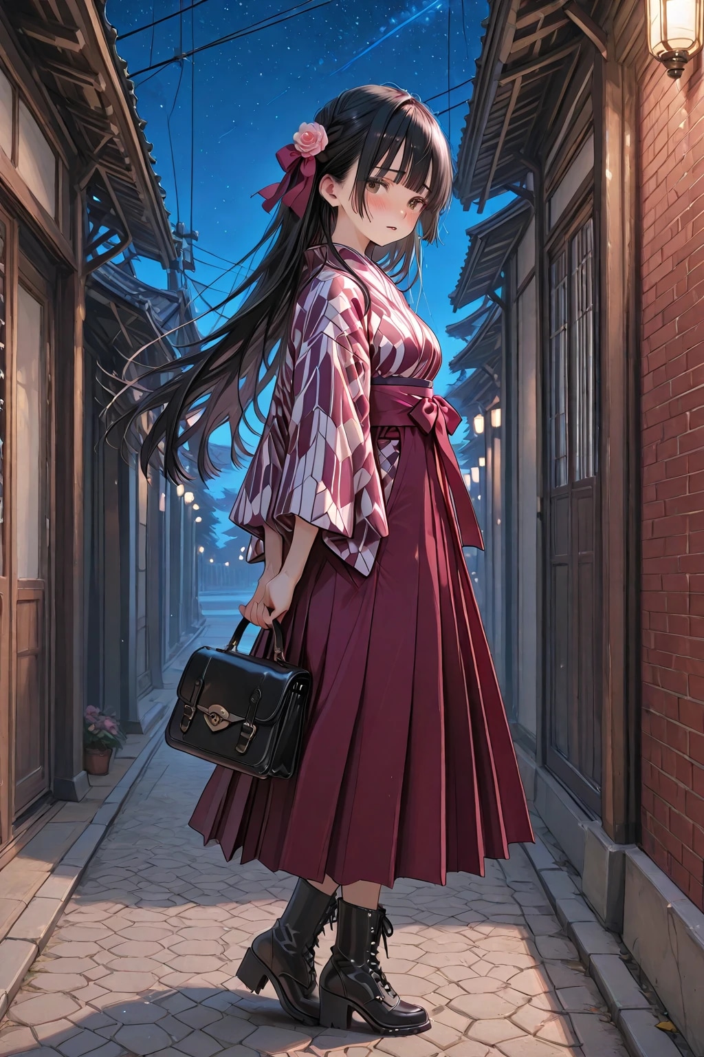大正女学生