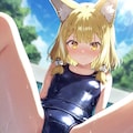スク水ロッシちゃん 2枚目