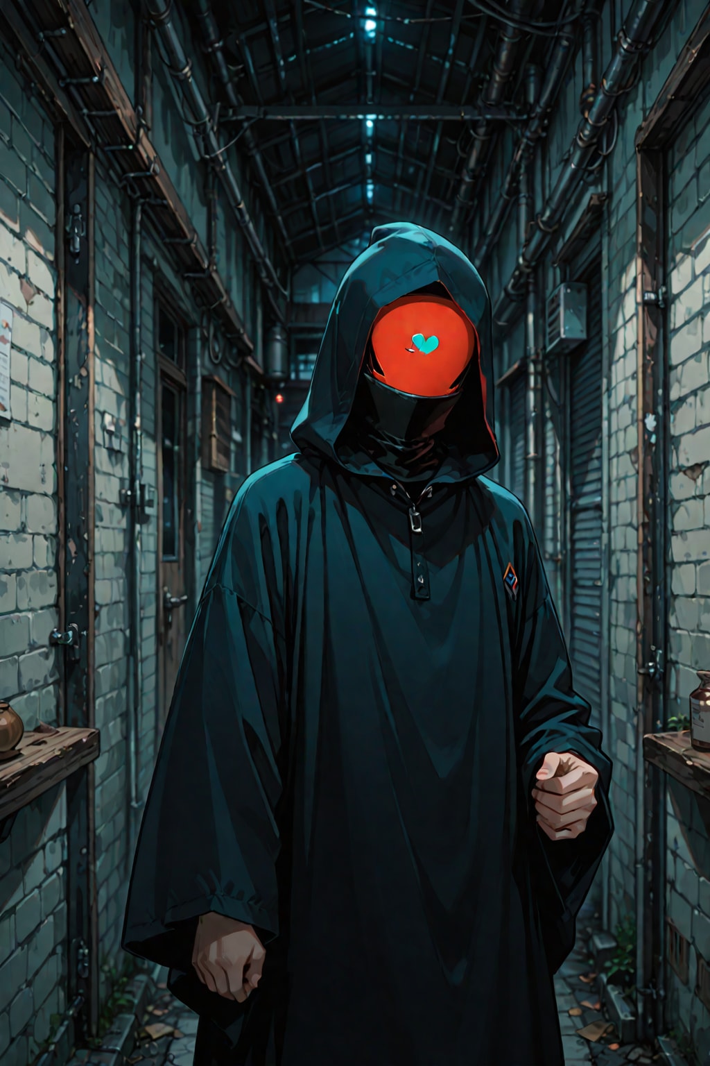 極限的壱文字描写「@」