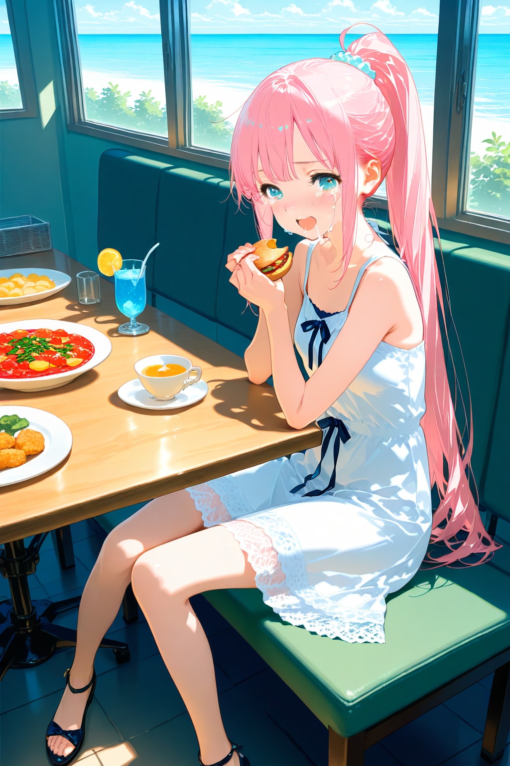 失恋レストラン | の人気AIイラスト・グラビア