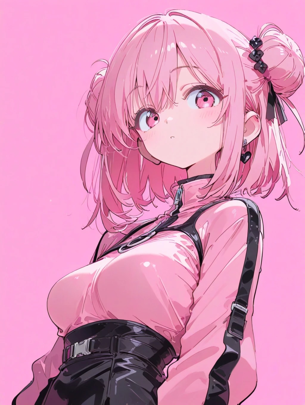 ピンクの子