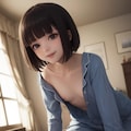 黒髪女の子 2枚目