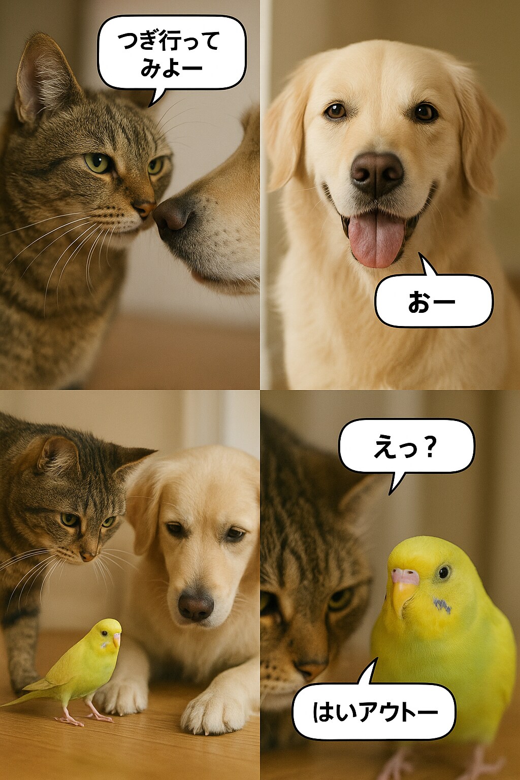 いぬとねこといんこ12