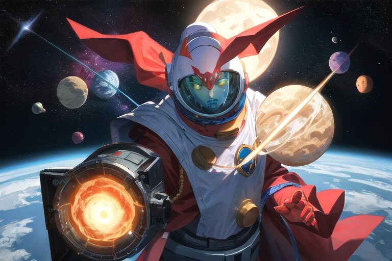 ウィザドと呼ばれる機人は電脳空間に宇宙規模の世界を生成し　時には相手の認識をそこに幽閉する