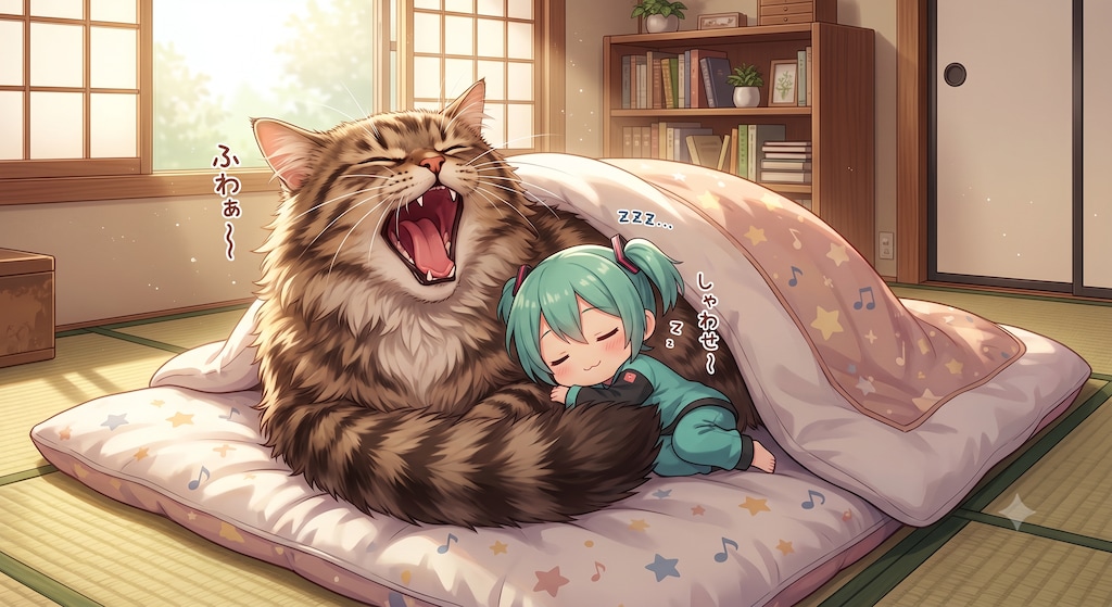 ミクちゃん もふもふ～🎶